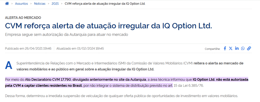 IQ Option: O que aconteceu em 2025? 1 iq option